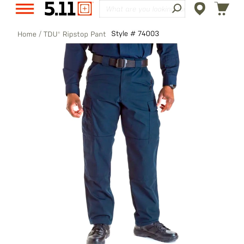 5.11 TDU ripstop pants